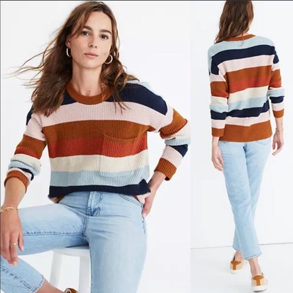 Madewell Sweaters - Madewell Thompson Pocket Pullover Sweater